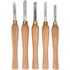Chisel Set Wood Turning 270mm Hss 5 Piece Wood Case