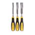 Wood Chisel 140mm Blade 3pc 13/19/25 With Pvc Handle