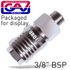 Quick Coupler 3/8'm Packaged Euroline