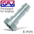 Bayonet Coupling 6mm 2 Packaged
