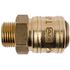 Brass Male Quick Coupler 3/8'm German