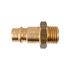 Brass Connector 1/4'm German
