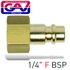 Brass Connector 1/4'f German