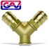 Brass Quick Coupler Two Way 3-8f German
