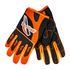 Limited Edit. Medium Racing Glove Orange Syn. Leather