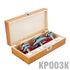 Sommerfield Raised Panel Set 3pc 1/2' Shank Wooden Box