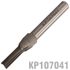 Straight Bit 3/16' (4.8mm) X 5/8' Cut Solid Carbide 2 Flute 1/4'shank