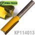 Straight Bit 3/8'(9.5mm) X 1'(25.4mm) Cut 2 Flute W/bottom Cut 1/4' Sh