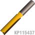 Straight Bit 1/2'(12.7mm) X 2'(50.8mm) Cut 2 Flute With Bottom Cut 1/2