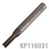 Straight Bit 5/32' (4mm) X 1/2' Cut Solid Carbide 2 Flute 1/4'shank