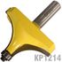 Corner Rounding 2 3/4' X 1 3/8' (1 1/8' Radius) 1/2' Shank