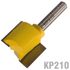 Straight Bit 1'(25.4mm) X 3/4'(19mm) Two Flute 1/4' Shank