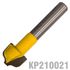 Ogee Plunge Cutting 1/2' X 3/8' (1/8' Diameter) 1/4' Shank