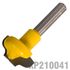 Ogee Plunge Cutting 7/8' X 5/8' (3/16' Diameter) 1/4' Shank