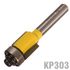 Trim Bit 1/2' X 1/2'with Bottom Bearing 1/4' Shank