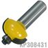 Cove Bit 1 1/8' X 1/2' Radius 3/8' 1/2' Shank