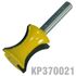 External Bull Nose 24mm X 5/8' Half Radius 1/4' Shank