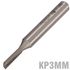 Straight Bit 3mm X 13mm Single Flute Metric 1/4'shank