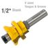 V Joint Tongue & Groove Assembly 1/2' Shank