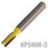 Straight Bit 5mm X 12mm Two Flute Metric 1/4' Shank