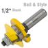Rail & Style 1/2 Shank
