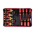 14pc Screwdriver Ph Sl & Pliers Set Electricians Insulated Vde In Case