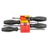 4pc Screwdriver Set Black Handle