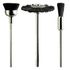 Assorted Black Bristle Brushes. 3pcs