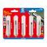 Rotary Burr Set 5 Pc Asstd 6mm Dia Tungsten