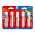 Rotary Burr Set 5 Pc Asstd 8mm Dia Tungsten