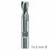MAYKESTAG HSS-Co8 Slot End Mill 16mm Short Series 2 Flute Centre Cutting DIN 327 D