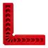 Plastic Square 100x100x16mm