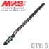 Jigsaw Blade Wood Scroll T-sh.6tpi T244d