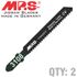Jigsaw Blade 75mm 12tpi T-shank T119b
