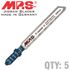 Jigsaw Blade Metal T-shank 21tpi T118af