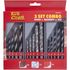 Drill Bit 3 Set Combo Wood + Masonry + Hss