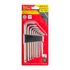 10pc Torx-security Set T9-t50 Cr-v Carded