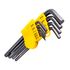 10pc Hex L-wrench Set Imperial 1/16,5/64, 3/32,1/8,5/32,3/16,7/32,1/4