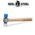 Hammer Mallet Plastic D/head 350g 12oz Hick. Wood Handle