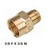 Reducer Brass 3/8x3/8 M/f