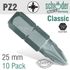 Pozi.no.2x25mm Classic Bit 10c