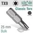Torx Tx9 Classic Bit 25mm Bulk