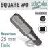 Sq.recess No.0 Insert Bit
