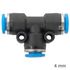 Pu Hose Fitting Tee 4mm