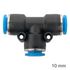 Pu Hose Fitting Tee 10mm