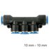 Pu Hose Fitting Manifold 10mm-10mm