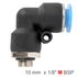 Elbow W/o-ring 10mm-1/8 M Pu Hose Fitting