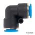 Pu Hose Fitting Elbow 14mm