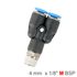 Pu Hose Fitting Y Joint 4mm-1/8 M