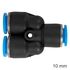 Pu Hose Fitting Y Joint 10mm